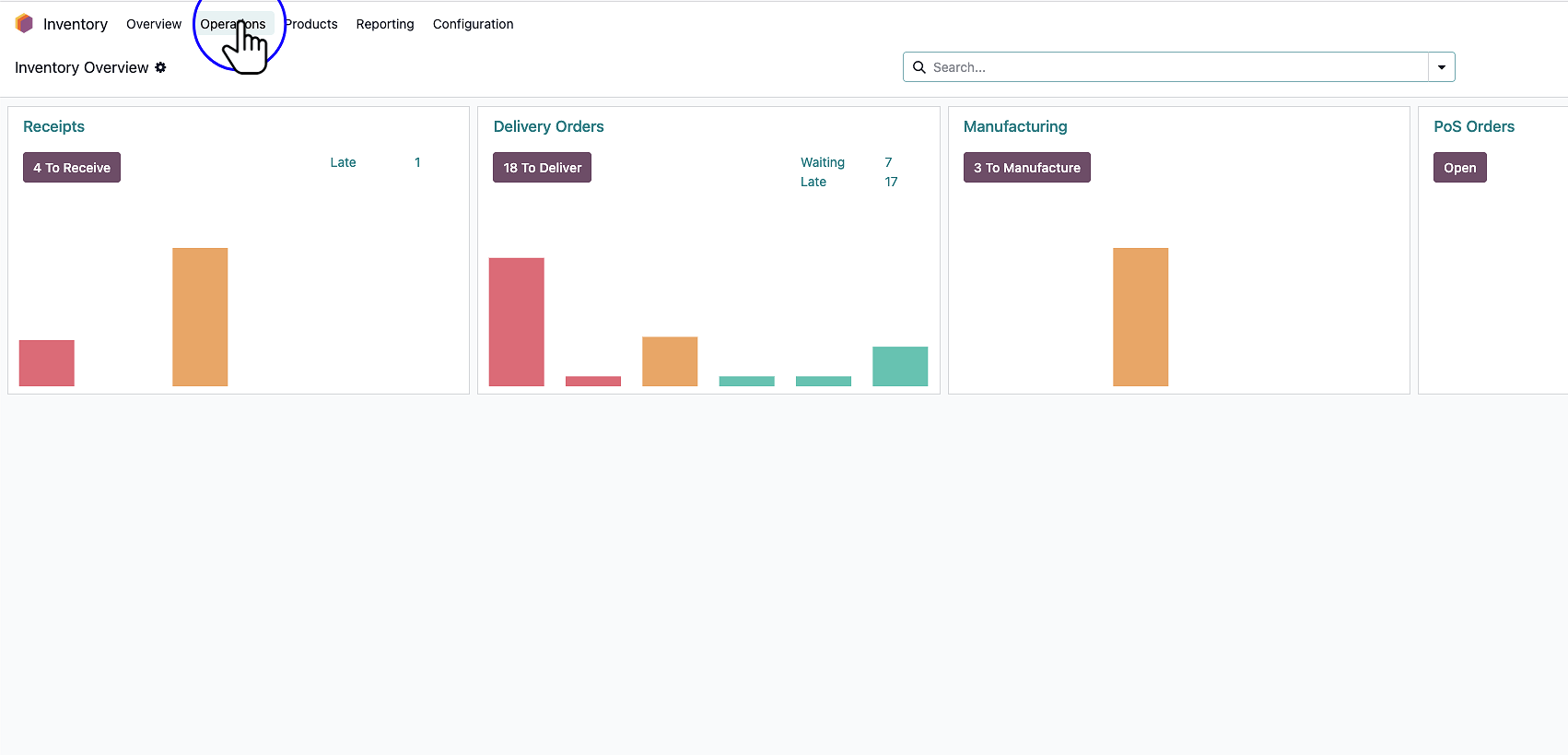 Step 2: Click Operations
