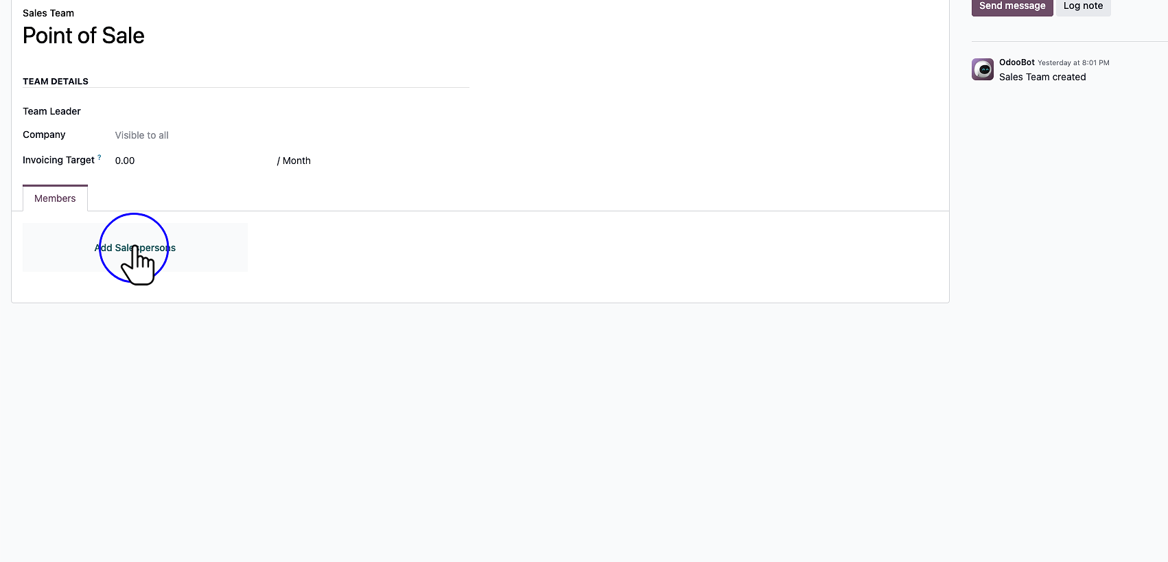 Step 5: Click "Add Salespersons"